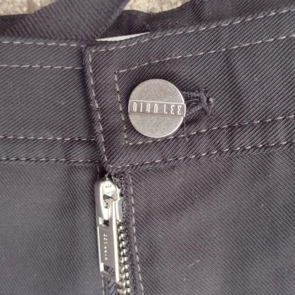 Dion Lee Black Utility Twill Pants AUS 14 UK 14 US 10 High Waist Zip Cuff NWOT - Picture 11 of 13